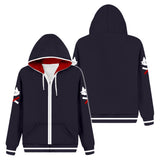 Anime Hololive Vtuber Ookami Mio Sudadera Cosplay Navidad Fiesta 3D Impreso Casual