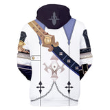 Juego Genshin Impact Albedo Sudadera Cosplay Navidad Fiesta 3D Impreso Casual