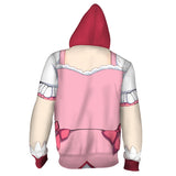 Anime Puella Magi Madoka Magica Sudadera Cosplay Navidad Fiesta 3D Impreso Casual con Cremallera