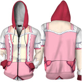 Anime Puella Magi Madoka Magica Sudadera Cosplay Navidad Fiesta 3D Impreso Casual con Cremallera