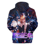 Anime Chainsaw Man Power Sudadera Cosplay Navidad Fiesta 3D Impreso Casual