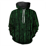 Película The Matrix Sudadera Cosplay Navidad Fiesta 3D Impreso Casual