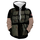 Película Resident Evil Sudadera Cosplay Halloween Disfraz Carnaval Traje 3D Impreso