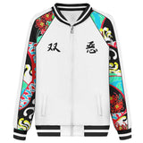 Anime Tokyo Avenger Smile Kawada House Cosplay Halloween Abrigo chaqueta de béisbol con cremallera Carnaval 3D Impreso