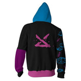 Juego League of Legends Arcane - lol Jinx Sudadera Cosplay Navidad Fiesta 3D Impreso Casual