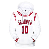 Anime SLAM DUNK Hanamichi Sakuragi Sudadera Cosplay Navidad Fiesta 3D Impreso Casual