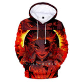 Demon Slayer: Kimetsu no Yaiba Cosplay Sudadera Estampada con Capucha Unisex