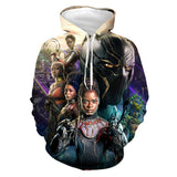 Película Black Panther：Wakanda Forever Sudadera Cosplay Fiesta 3D Impreso Casual Halloween