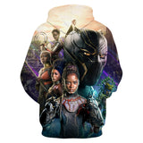 Película Black Panther：Wakanda Forever Sudadera Cosplay Fiesta 3D Impreso Casual Halloween