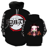 Anime Demon Slayer Sudadera Cosplay Navidad Fiesta 3D Impreso chaqueta