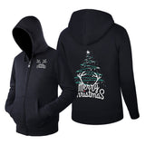 Navidad Sudadera de Manga Larga Árbol de Navidad Sudadera Casual para Otoño e Invierno Unisex