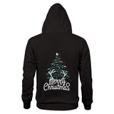 Navidad Sudadera de Manga Larga Árbol de Navidad Sudadera Casual para Otoño e Invierno Unisex