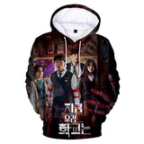 TV All of Us Are Dead Sudadera Cosplay Navidad Fiesta 3D Impreso Casual