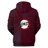 Anime Demon Slayer Sudadera Cosplay Navidad Fiesta 3D Impreso