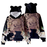 Anime Tokyo Revengers Oreja De Gato Sudadera Niños Cosplay Navidad Fiesta 3D Impreso Casual
