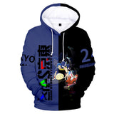 Anime Tokyo 24th Ward Sudadera Cosplay Navidad Fiesta 3D Impreso Casual