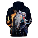 Juego VALORANT Phoenix Sudadera Cosplay Navidad Fiesta 3D Impreso Casual