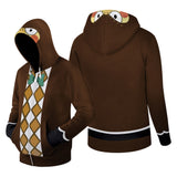 Blathers Futa Cosplay Sudadera Animal Crossing Bosque de Los Animales Sudadera con Cremallera Unisex