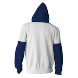 Killua Zoldyck Cosplay Sudadera HUNTER×HUNTER Sudadera Estampada con Cremallera y Capucha Unisex