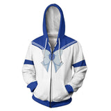 Anime Sailor Moon Mizuno Ami Sudadera Cosplay Navidad Fiesta 3D Impreso chaqueta con cremallera Casual