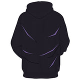 Jujutsu Kaisen Gojo Satoru Cosplay Sudadera Estampada con Capucha Ropa Casual Unisex