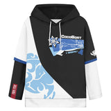 Juego Genshin Impact Ganyu Cosplay Sudadera de 2 Piezas Impresa en 3D Casual