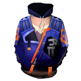 Juego Valorant Yoru Sudadera Cosplay Navidad Fiesta 3D Impreso Casual