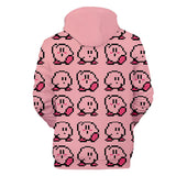 Juego Kirby Sudadera Cosplay Navidad Fiesta 3D Impreso Casual