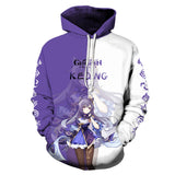 Juego Genshin Impact Sudadera Cosplay Halloween Disfraz Carnaval Traje 3D Impreso