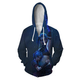 Juego League of Legends Arcane lol Sudadera Cosplay Navidad Fiesta 3D Impreso Casual con Cremallera