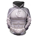 TV Moon Knight Sudadera Cosplay Navidad Fiesta 3D Impreso Casual