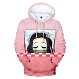 Demon Slayer: Kimetsu no Yaiba Cosplay Sudadera de Manga Larga Sudadera Casual Ropa Deportiva Unisex