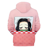 Demon Slayer: Kimetsu no Yaiba Cosplay Sudadera de Manga Larga Sudadera Casual Ropa Deportiva Unisex