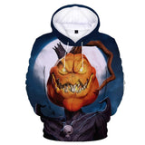 Calabazas de Halloween Sudadera 3D Impreso Cosplay Disfraz Carnaval Traje