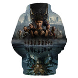 Película Black Panther Sudadera Cosplay Fiesta 3D Impreso Casual Halloween