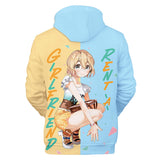 Anime Rent A Girlfriend Nanami Mami Sudadera Cosplay Navidad Fiesta 3D Impreso Casual