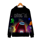 Among Us Cosplay Sudadera Estampada con Cremallera Ropa Casual Unisex