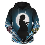 Anime Demon Slayer Sudadera Cosplay Navidad Fiesta 3D Impreso chaqueta