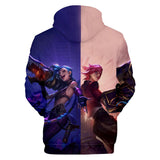 Juego League of Legends Arcane lol Sudadera Cosplay Navidad Fiesta 3D Impreso Casual