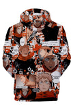 Anime Jujutsu Kaisen Guerra de Hechiceros Kugisaki Nobara Sudadera con Capucha Estampada Unisex