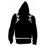 Anime My Hero Academia Denki Kaminari Sudadera Cosplay Navidad Fiesta 3D Impreso con cremallera
