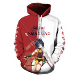 Juego Genshin Impact Sudadera Cosplay Halloween Disfraz Carnaval Traje 3D Impreso