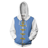 Anime Fairy Tail Lucy Sudadera Cosplay Navidad Fiesta 3D Impreso Casual chaqueta con cremallera