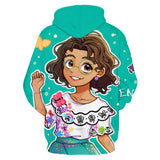 Anime Encanto Sudadera Cosplay Navidad Fiesta 3D Impreso Casual