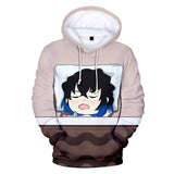 Demon Slayer: Kimetsu no Yaiba Cosplay Sudadera de Manga Larga Sudadera Casual Ropa Deportiva Unisex