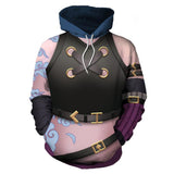 Juego League of Legends Arcane - lol Jinx Sudadera Cosplay Navidad Fiesta 3D Impreso Casual