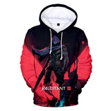 Juego VALORANT Omen Sudadera Cosplay Navidad Fiesta 3D Impreso Casual