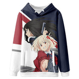 Anime Lycoris Recoil Sudadera Cosplay Navidad Fiesta 3D Impreso Casual