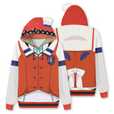 Juego Hololive en vtuber Takanashi Kiara Sudadera Cosplay Navidad Fiesta 3D Impreso