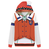 Juego Hololive en vtuber Takanashi Kiara Sudadera Cosplay Navidad Fiesta 3D Impreso
